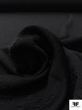Lela Rose Italian Floral Jacquard Woven-Look Polyester Blend Knit - Black
