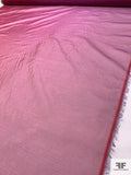 French Shimmer Iridescent Polyester Blend Organza - Magenta