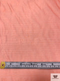 French Shimmer Iridescent Polyester Blend Organza - Hot Orange