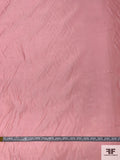 French Shimmer Iridescent Polyester Blend Organza - Watermelon Red / Silver