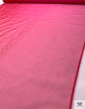 French Shimmer Iridescent Polyester Blend Organza - Dark Hot Pink
