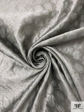 French Double-Side 2-Ply Spotted Novelty Jacquard Organza - Grey