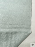 Made in Switzerland Textured Shimmer Organza - Seafoam Aqua