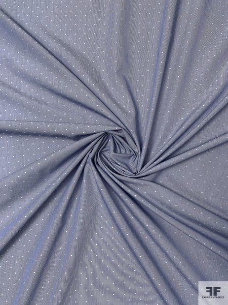 Luxurious High Quality Dark Navy Blue Pinstripe Light Weight Double Vented Ultra Smooth Fabric main image 1