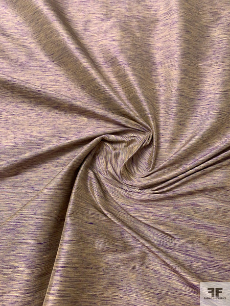 Silk Shantung - Iridescent Dark Purple - Shantung Collection