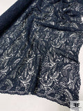 Paisley Guipure Lace - Navy