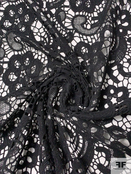 Bargin Deals On Beautful Wholesale stripe black lace fabric
