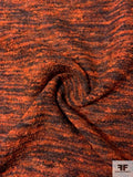 Italian Jacket Weight Mohair Wool - Rust / Orange / Brown