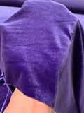 Basic Stretch Polyester Velvet - Amethyst Purple