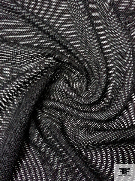 Black Mesh, Fabric By the Yard