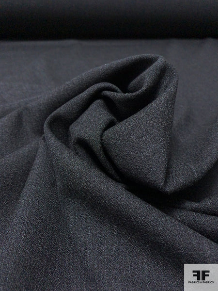 Cloud Grey Solid Crepe Fabric, Lightweight Polyester Silky Solid, Clothing and Apparel, By The yard