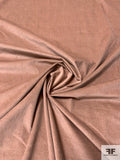 Solid Pinwale Stretch Cotton Corduroy - Rosy Brown