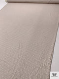 Lightly Textured Silk-Rayon Clip Chiffon - Linen Hex