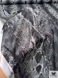 Snakeskin Printed 70 Denier Knit - Grey / Black / Off-White