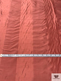 Vertical Two-Tone Striped Yarn-Dyed Silk Shantung - Antique Pink