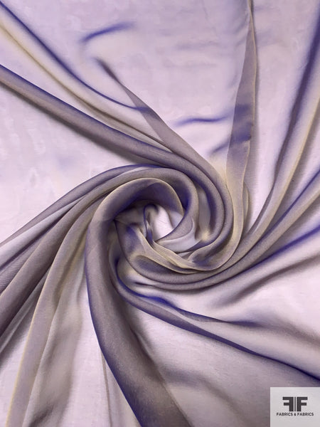 Violet Ice Iridescent Silk Chiffon IC-090 Fabric main image 1