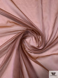 Iridescent Silk Chiffon - Dusty Mauve