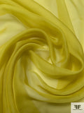 Fine Silk Chiffon in Iridescent Quality - Chartreuse Yellow