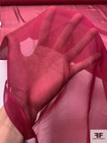 Fine Silk Chiffon in Iridescent Quality - Berry