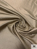 Graphic Woven Taffeta-Like Jacquard Silk BrocadeTaupe