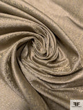 Graphic Woven Taffeta-Like Jacquard Silk BrocadeTaupe