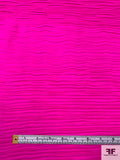Pleated Silk Georgette - Hot Pink