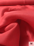 J Mendel Italian Twill-Weave Silk Gazar - Strawberry Red