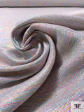 Novelty Metallic Brocade - Aquamarine / Pink / Marigold / Off-White