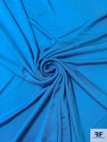 Solid Rayon Matte Jersey - Ocean Blue