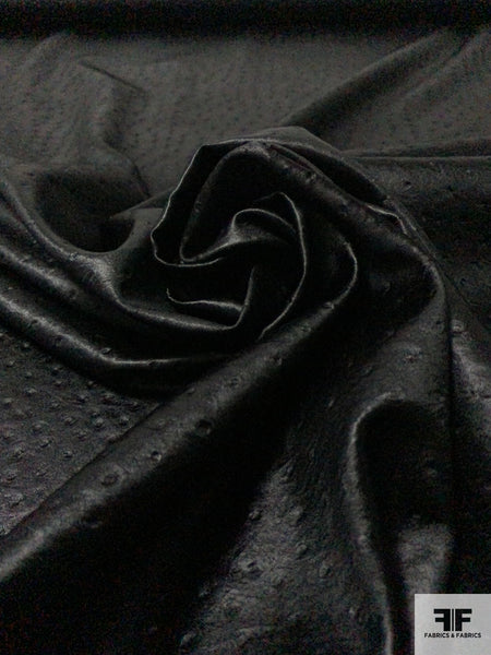 Italian Solid Satin Lamé - Black  FABRICS & FABRICS – Fabrics & Fabrics