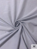 Soft Ottoman Silk and Cotton Shirting - Pale Lavender / Off-White