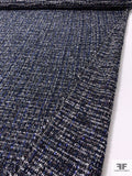 Classic Tweed Suiting - Navy / Blue / Black / White