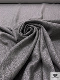 Italian Soft Coating-Like Jacket Weight Knit - Heather Grey