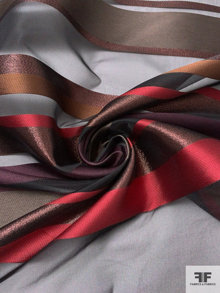 Eggplant Silk Organza Fabric main image 1