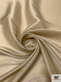 Italian Ralph Lauren Solid Silk Blend Flowy Lamé - Champagne Gold