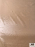 High-Sheen Shimmer Polyester Satin Face Organza - Metalized Camel