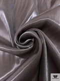 High-Sheen Glossy Blouse Weight - Devonwood Taupe / Silver