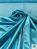 Italian Tissue Lamé - Electric Turquoise