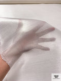 Italian High-Sheen Silk Blend Stiff Organza - Off-White