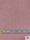 Ripple Textured Metallic Brocade - Metallic Pink