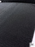 Slinky Stretch Metallic Detailed Knit - Black / Silver