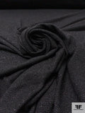 Semi-Sheer Knit with Lurex - Black