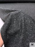 Italian Classic Speckled Wool Blend Suiting - Dark Grey / Light Grey