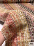 Italian Ethnic Western Wool Coating - Earthy Multicolor