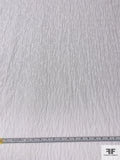 Italian Textured Cotton Novelty - White