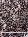 Abstract Brocade - Dusty Coral / Black / Grey