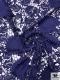 3D Floral Guipure Lace - Purple