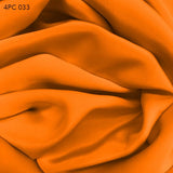 4 Ply Silk Crepe - Citrus Orange - Fabrics & Fabrics NY