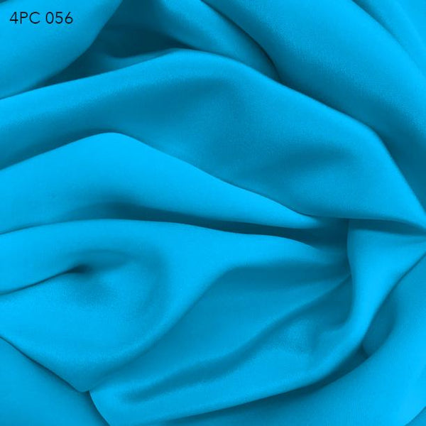 Electric Blue 4 Ply Silk Crepe - Fabrics & Fabrics