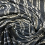 Old School Striped Knit - Grey/Navy/White